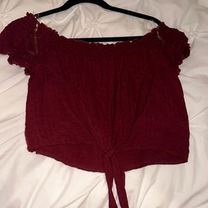 Ivy + Main Small Maroon Blouse